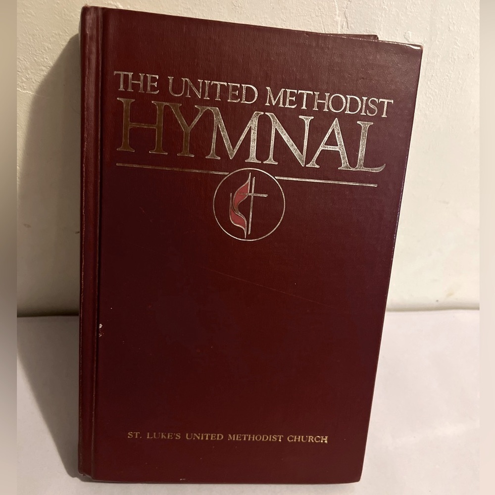 The United Methodist Hymnal 1989 Hardcover St Luke’s United Methodist Church Red